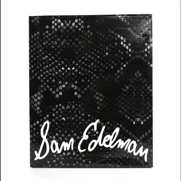 SAM EDELMAN Suede Franc Ankle Shearling Warm Boots Toffee Brown 5.5 Medium NWT - Picture 7 of 8